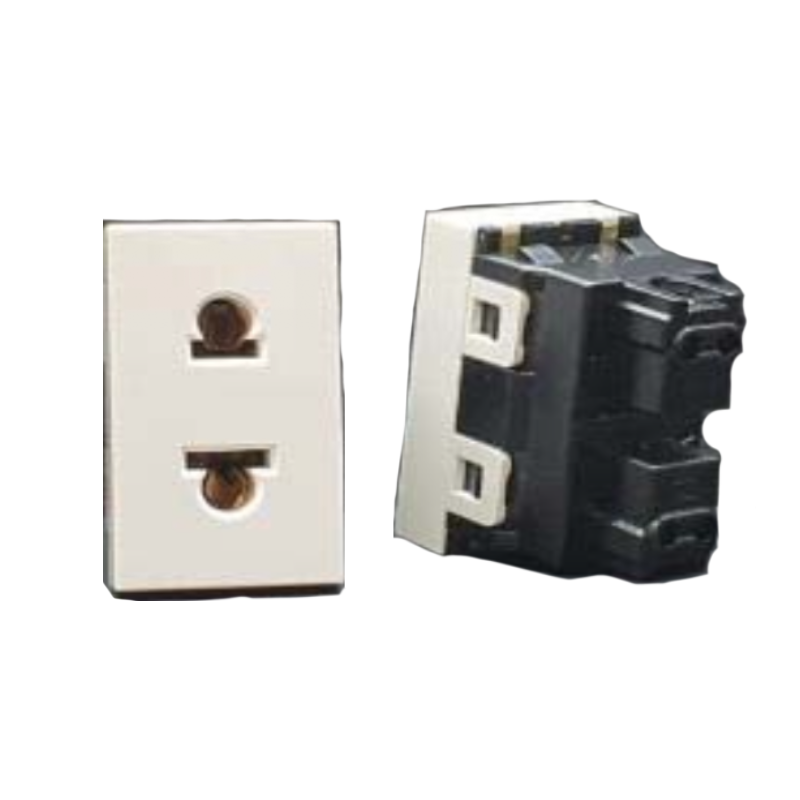 Módulo Enchufe Simple 2 Pines 15A 220V