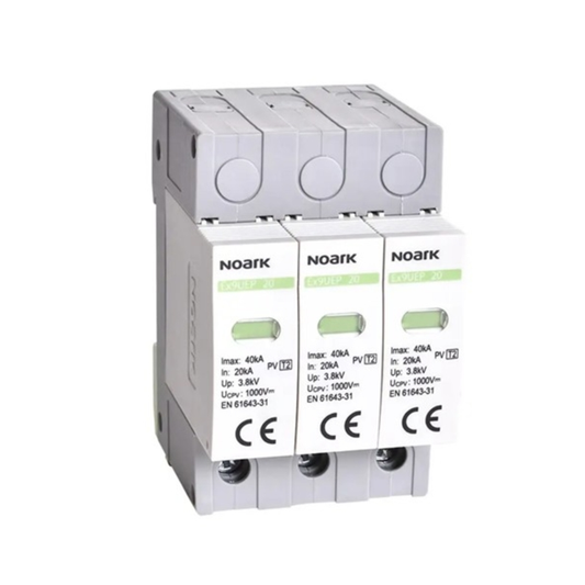 Descargador Sobretensión Tipo 2 3P Paneles Solares 1200V
