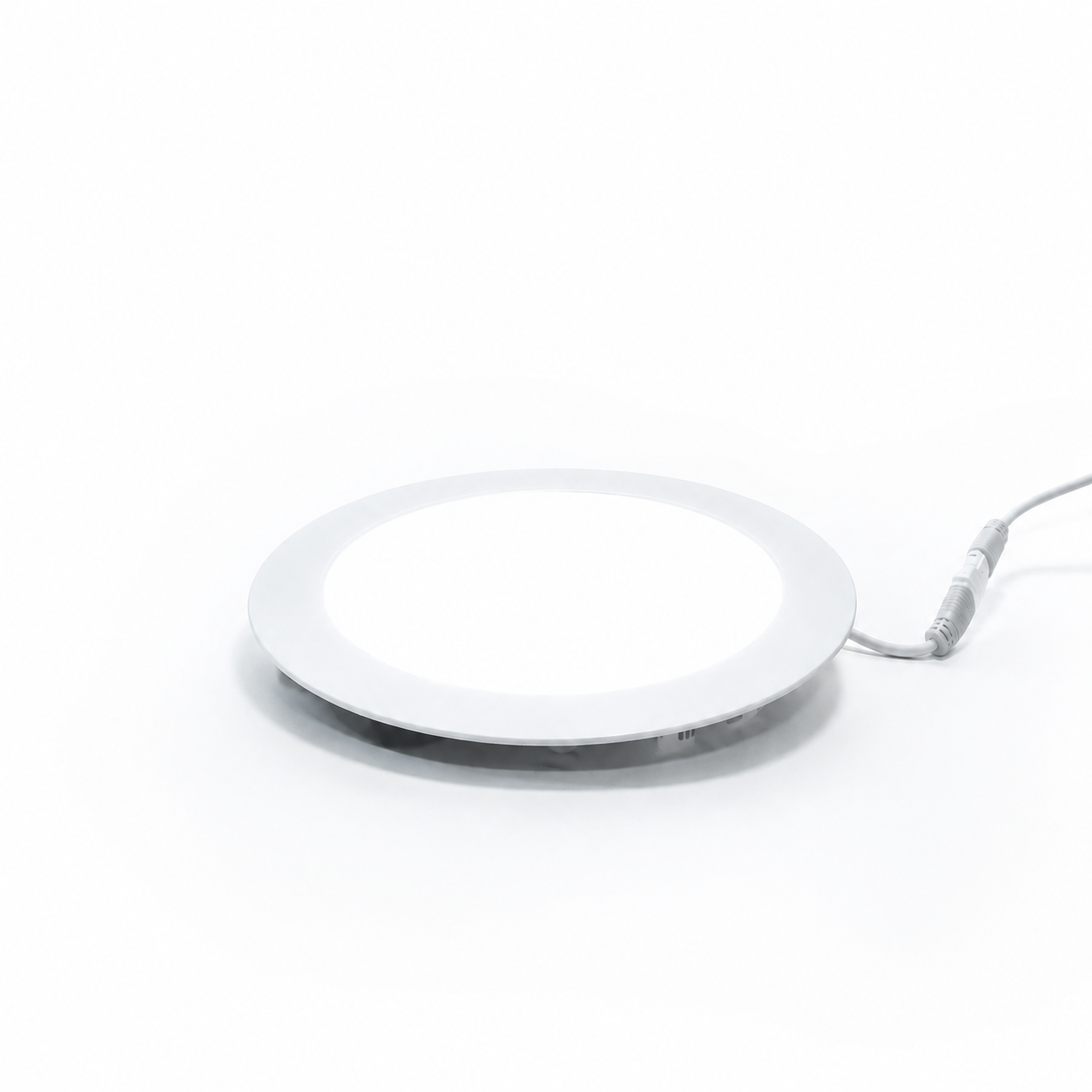 Panel LED Circular Empotrar Ø225x25mm 18W Frío 220VAC