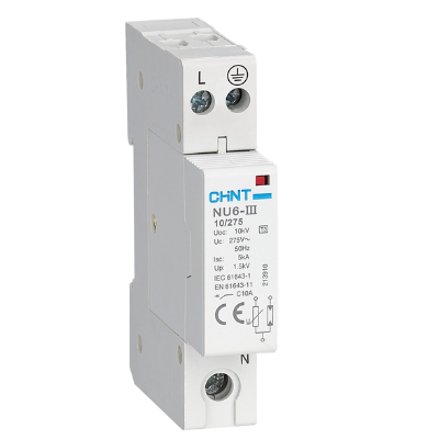 Descargador Sobretensión NU6 1P+N NIII 275VAC 10kV