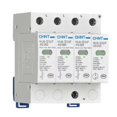Descargador Sobretensión Nivel I+II 4P+N 50kA 275VAC