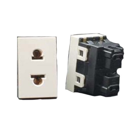 Módulo Enchufe Simple 2 Pines 15A 220V