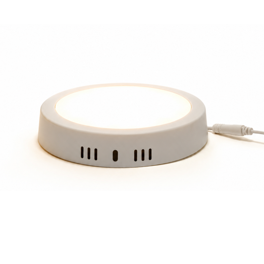 Panel LED Circular Sobreponer Ø400x111mm 24W Cálido 180-264V